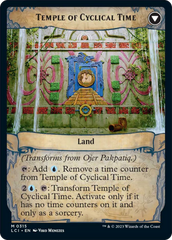Ojer Pakpatiq, Deepest Epoch // Temple of Cyclical Time (Showcase) [The Lost Caverns of Ixalan] | Dragon's Lair Comics and Fantasy Houston TX