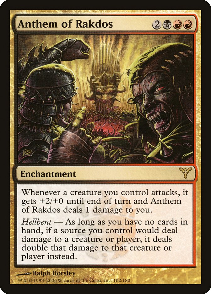 Anthem of Rakdos [Dissension] | Dragon's Lair Comics and Fantasy Houston TX