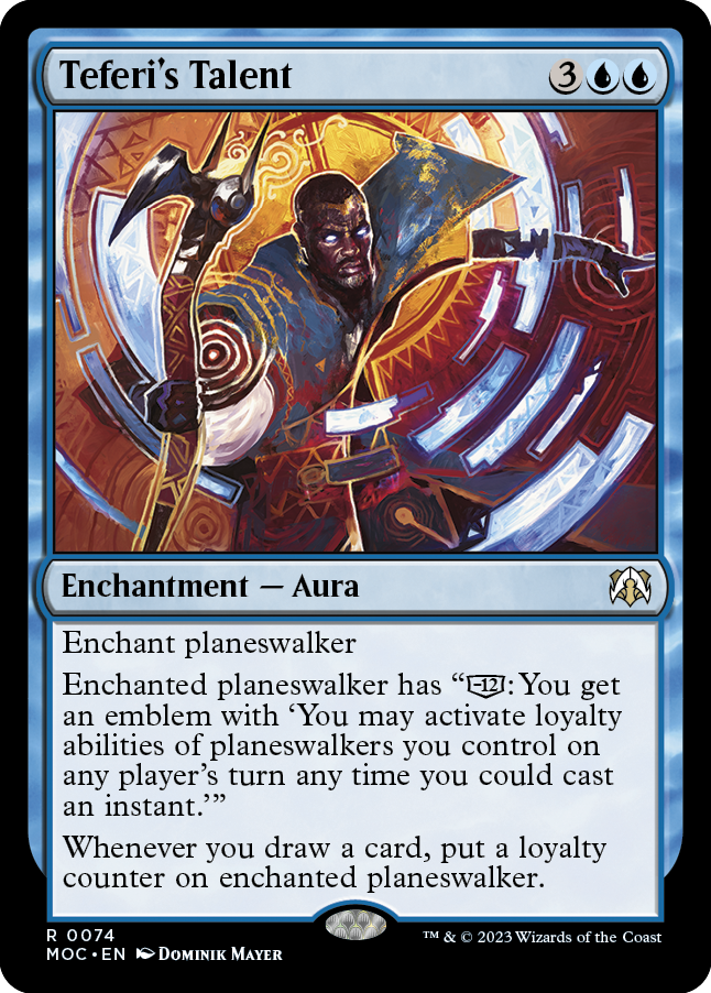Teferi's Talent [March of the Machine Commander] | Dragon's Lair Comics and Fantasy Houston TX