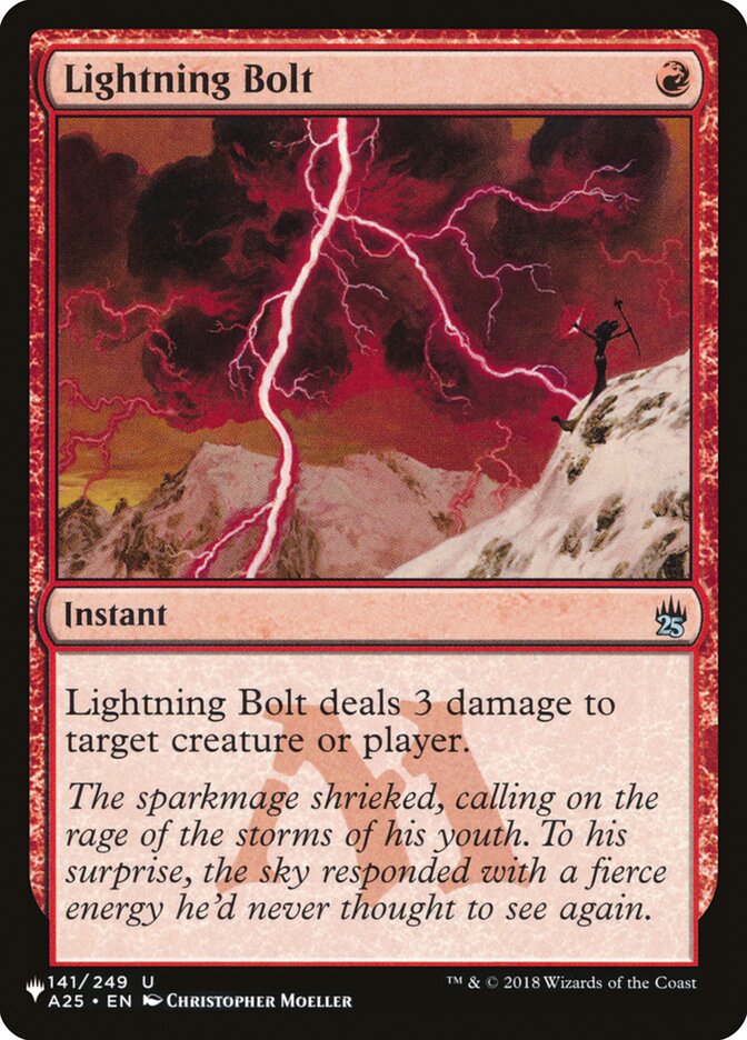 Lightning Bolt (141/249) [The List] | Dragon's Lair Comics and Fantasy Houston TX