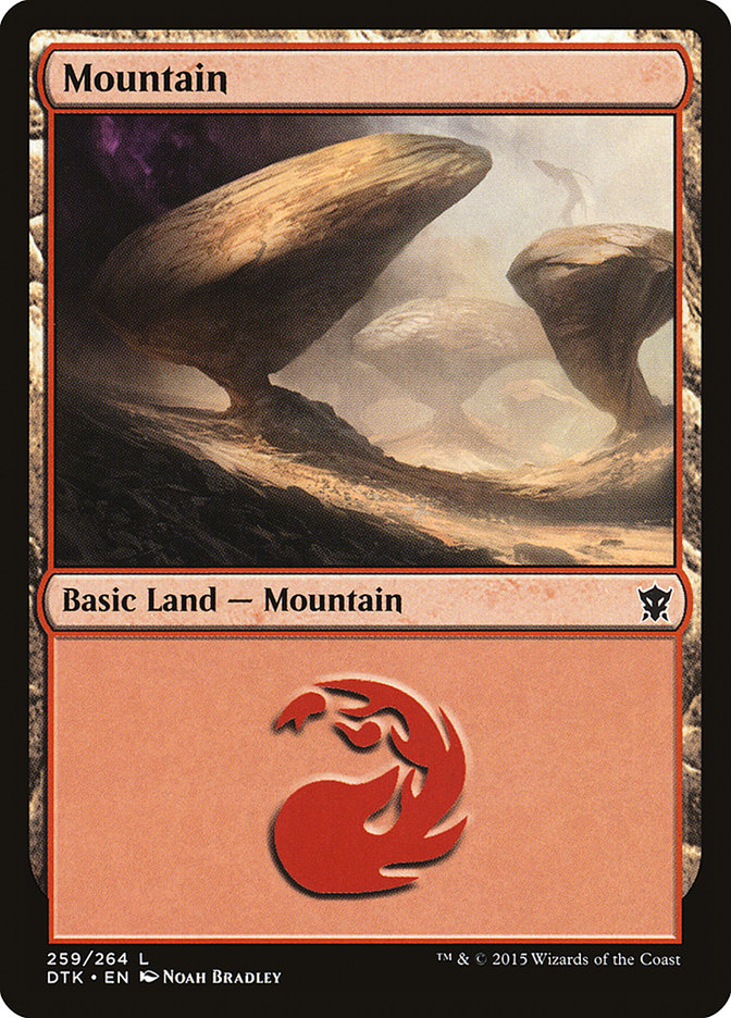 Mountain (259) [Dragons of Tarkir] | Dragon's Lair Comics and Fantasy Houston TX