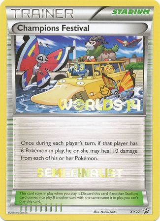 Champions Festival (XY27) (2014 Semi Finalist) [XY: Black Star Promos] | Dragon's Lair Comics and Fantasy Houston TX