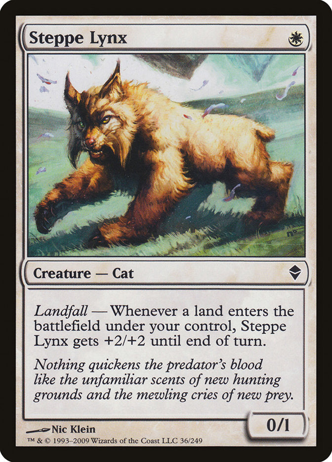 Steppe Lynx [Zendikar] | Dragon's Lair Comics and Fantasy Houston TX