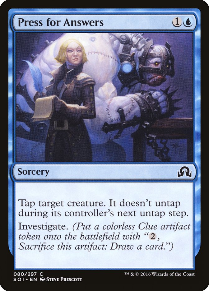 Press for Answers [Shadows over Innistrad] | Dragon's Lair Comics and Fantasy Houston TX