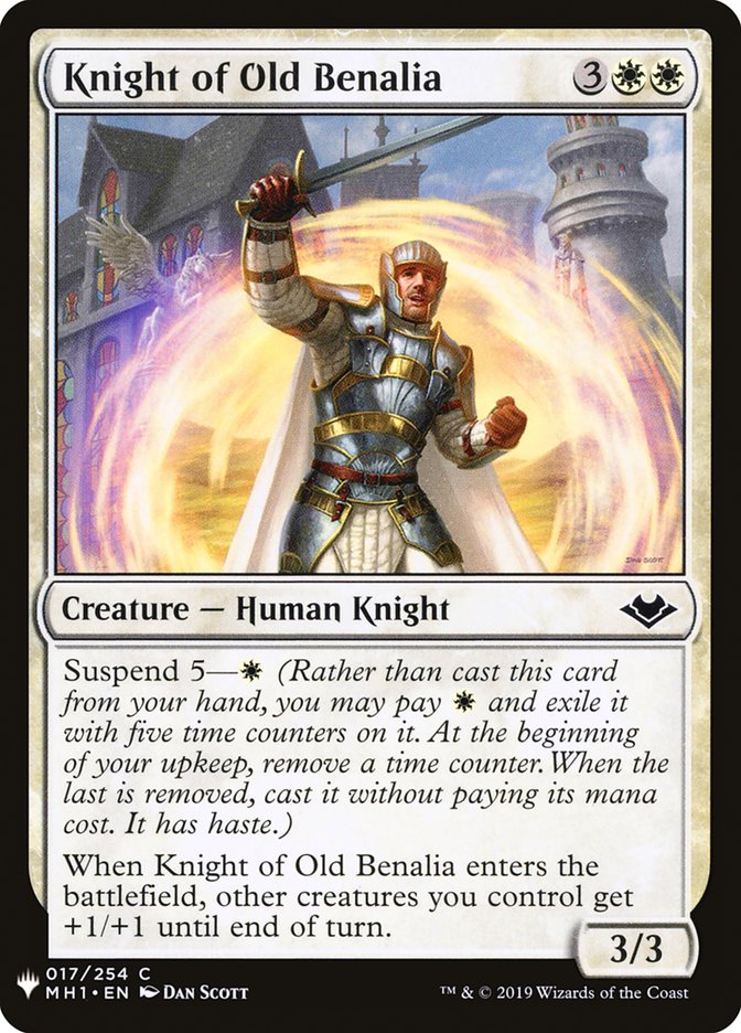 Knight of Old Benalia [Mystery Booster] | Dragon's Lair Comics and Fantasy Houston TX
