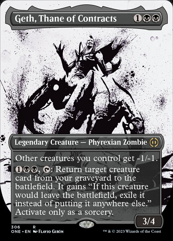 Geth, Thane of Contracts (Borderless Ichor) [Phyrexia: All Will Be One] | Dragon's Lair Comics and Fantasy Houston TX