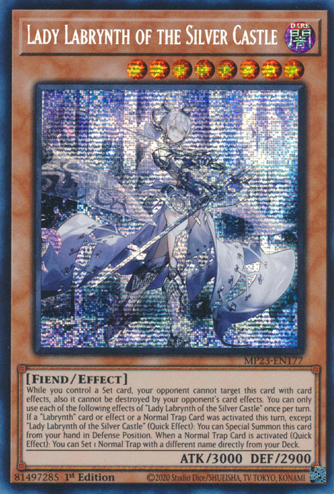Lady Labrynth of the Silver Castle [MP23-EN177] Prismatic Secret Rare | Dragon's Lair Comics and Fantasy Houston TX