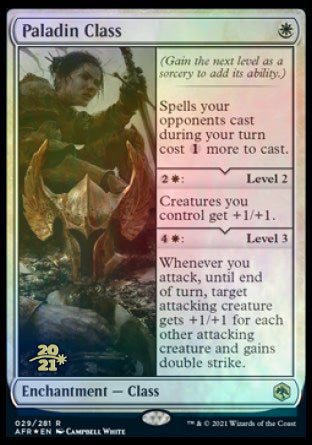 Paladin Class [Dungeons & Dragons: Adventures in the Forgotten Realms Prerelease Promos] | Dragon's Lair Comics and Fantasy Houston TX