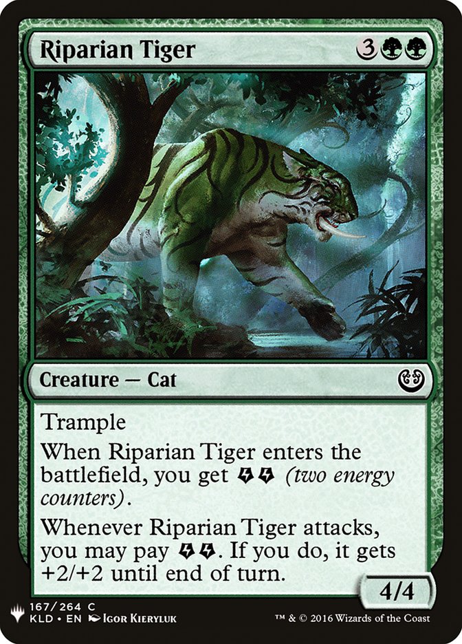 Riparian Tiger [Mystery Booster] | Dragon's Lair Comics and Fantasy Houston TX