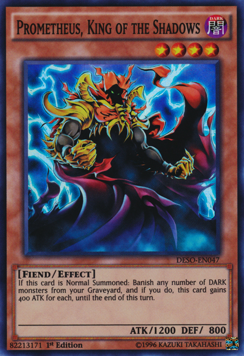 Prometheus, King of the Shadows [DESO-EN047] Super Rare | Dragon's Lair Comics and Fantasy Houston TX