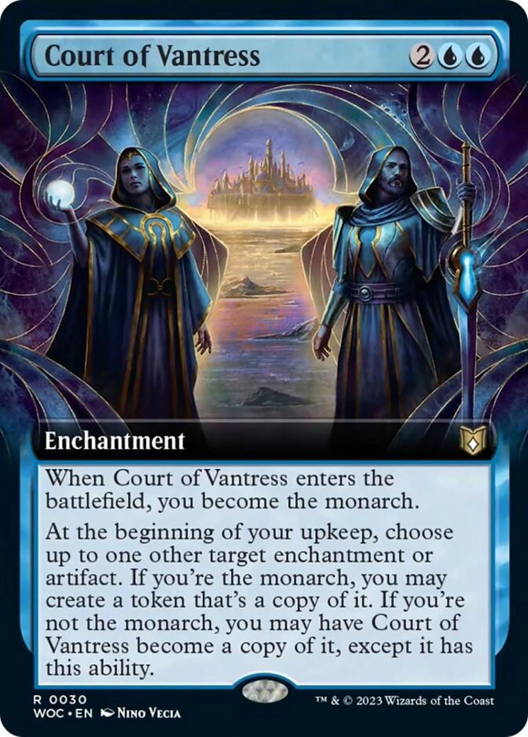 Court of Vantress (Extended Art) [Wilds of Eldraine Commander] | Dragon's Lair Comics and Fantasy Houston TX