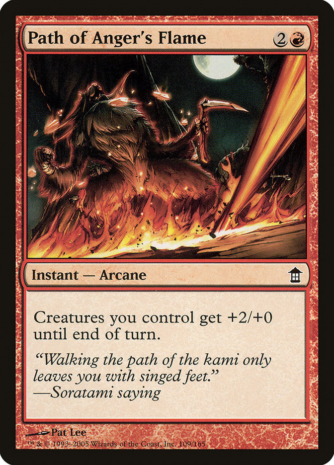 Path of Anger's Flame [Saviors of Kamigawa] | Dragon's Lair Comics and Fantasy Houston TX