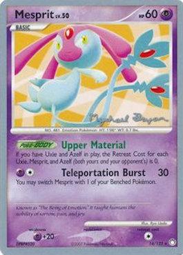 Mesprit LV.30 (14/123) (Happy Luck - Mychael Bryan) [World Championships 2010] | Dragon's Lair Comics and Fantasy Houston TX