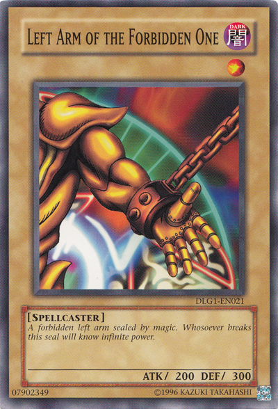 Left Arm of the Forbidden One [DLG1-EN021] Common | Dragon's Lair Comics and Fantasy Houston TX