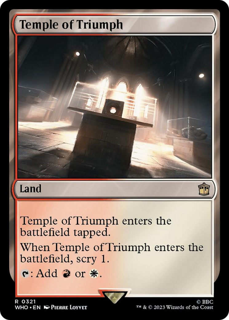 Temple of Triumph [Doctor Who] | Dragon's Lair Comics and Fantasy Houston TX