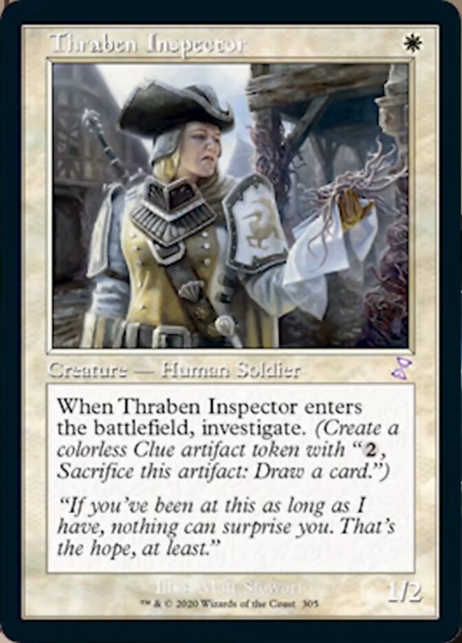 Thraben Inspector (Timeshifted) [Time Spiral Remastered] | Dragon's Lair Comics and Fantasy Houston TX