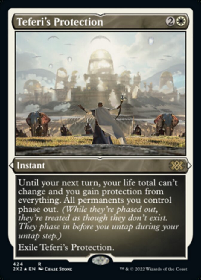 Teferi's Protection (Foil Etched) [Double Masters 2022] | Dragon's Lair Comics and Fantasy Houston TX