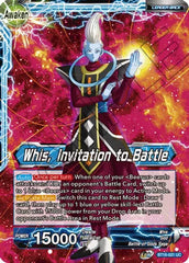 Whis // Whis, Invitation to Battle (BT16-021) [Realm of the Gods] | Dragon's Lair Comics and Fantasy Houston TX