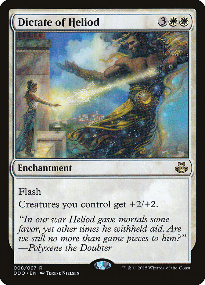 Dictate of Heliod [Duel Decks: Elspeth vs. Kiora] | Dragon's Lair Comics and Fantasy Houston TX