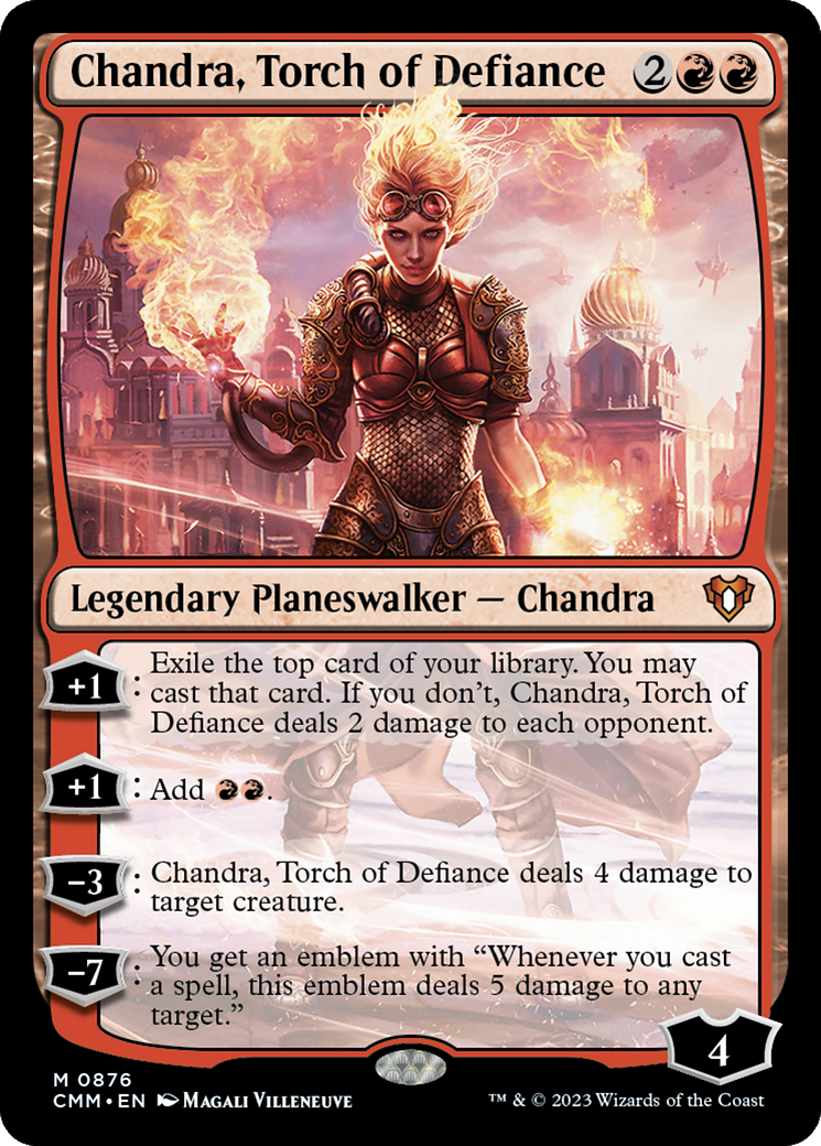 Chandra, Torch of Defiance [Commander Masters] | Dragon's Lair Comics and Fantasy Houston TX