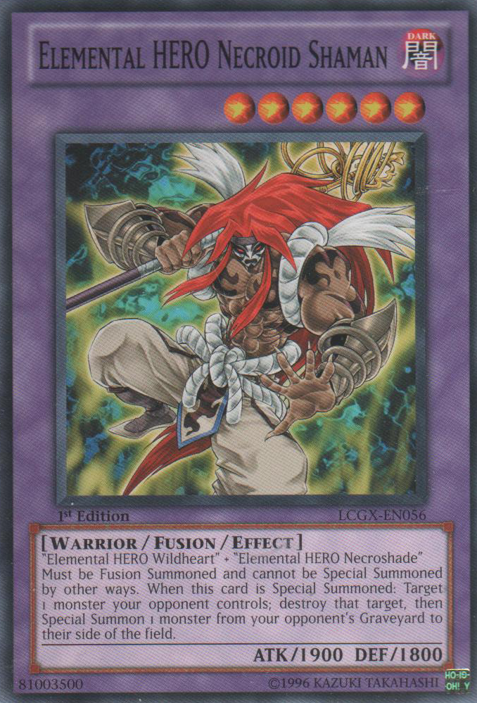 Elemental HERO Necroid Shaman [LCGX-EN056] Common | Dragon's Lair Comics and Fantasy Houston TX