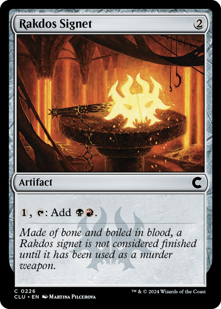 Rakdos Signet [Ravnica: Clue Edition] | Dragon's Lair Comics and Fantasy Houston TX
