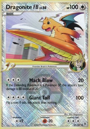 Dragonite FB LV.50 (56/147) (League Promo) [Platinum: Supreme Victors] | Dragon's Lair Comics and Fantasy Houston TX