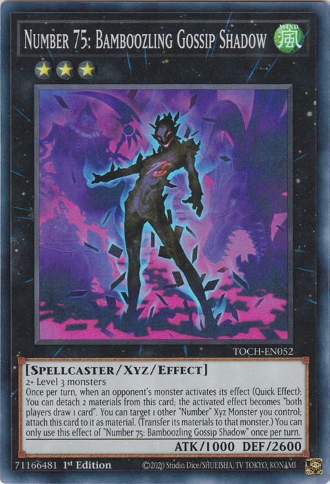Number 75: Bamboozling Gossip Shadow [TOCH-EN052] Super Rare | Dragon's Lair Comics and Fantasy Houston TX