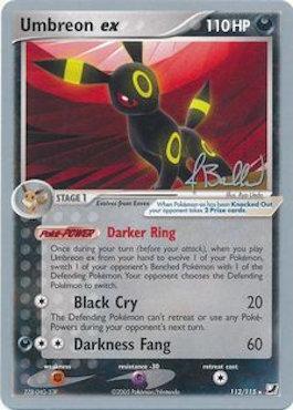 Umbreon ex (112/115) (Eeveelutions - Jimmy Ballard) [World Championships 2006] | Dragon's Lair Comics and Fantasy Houston TX