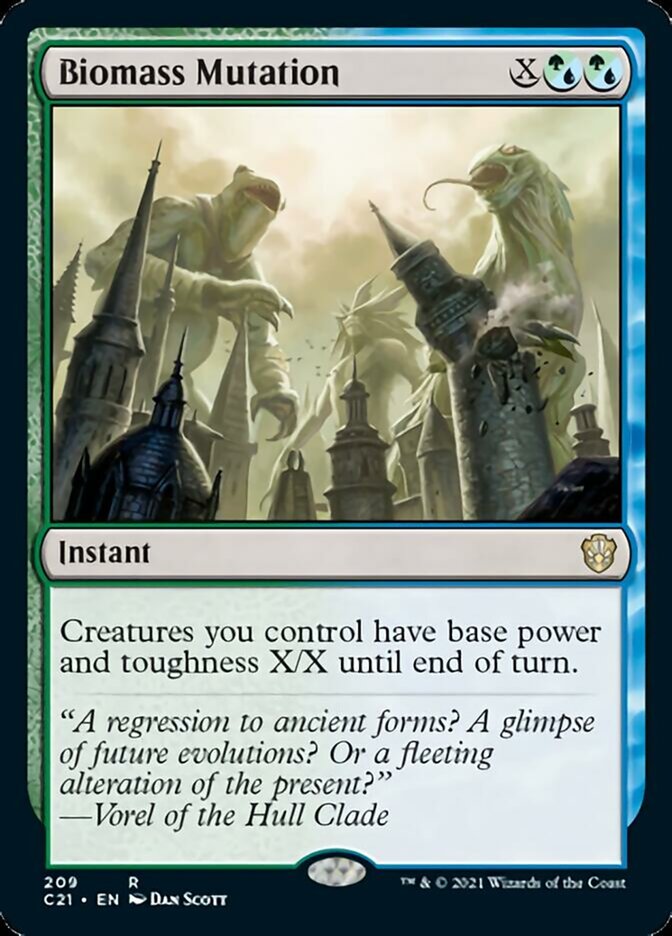 Biomass Mutation [Commander 2021] | Dragon's Lair Comics and Fantasy Houston TX
