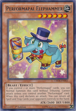 Performapal Elephammer [CROS-EN002] Rare | Dragon's Lair Comics and Fantasy Houston TX