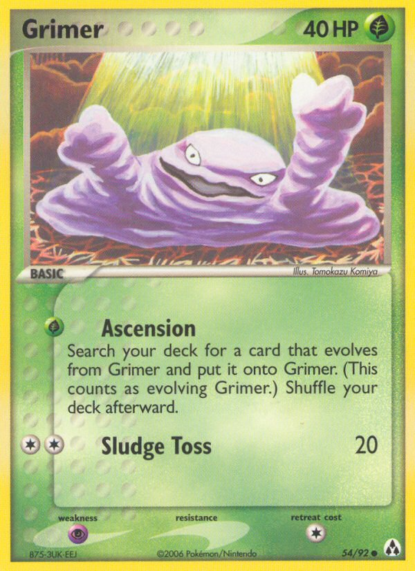 Grimer (54/92) [EX: Legend Maker] | Dragon's Lair Comics and Fantasy Houston TX