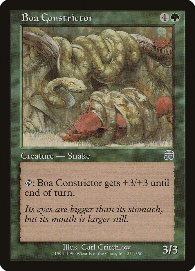 Boa Constrictor [Mercadian Masques] | Dragon's Lair Comics and Fantasy Houston TX