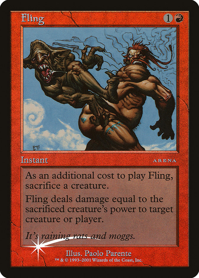 Fling [Arena League 2001] | Dragon's Lair Comics and Fantasy Houston TX