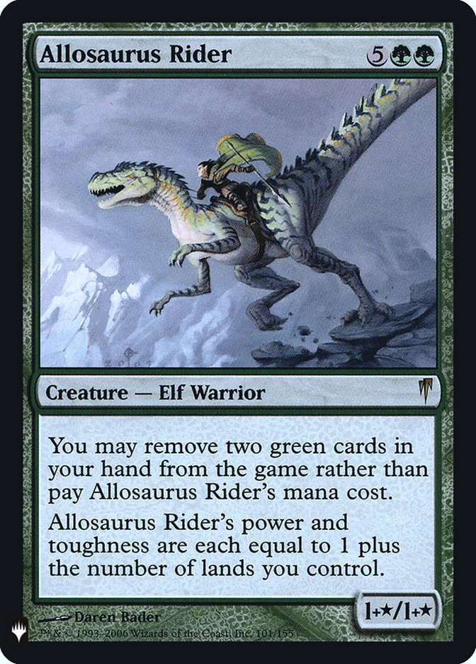 Allosaurus Rider [Mystery Booster] | Dragon's Lair Comics and Fantasy Houston TX