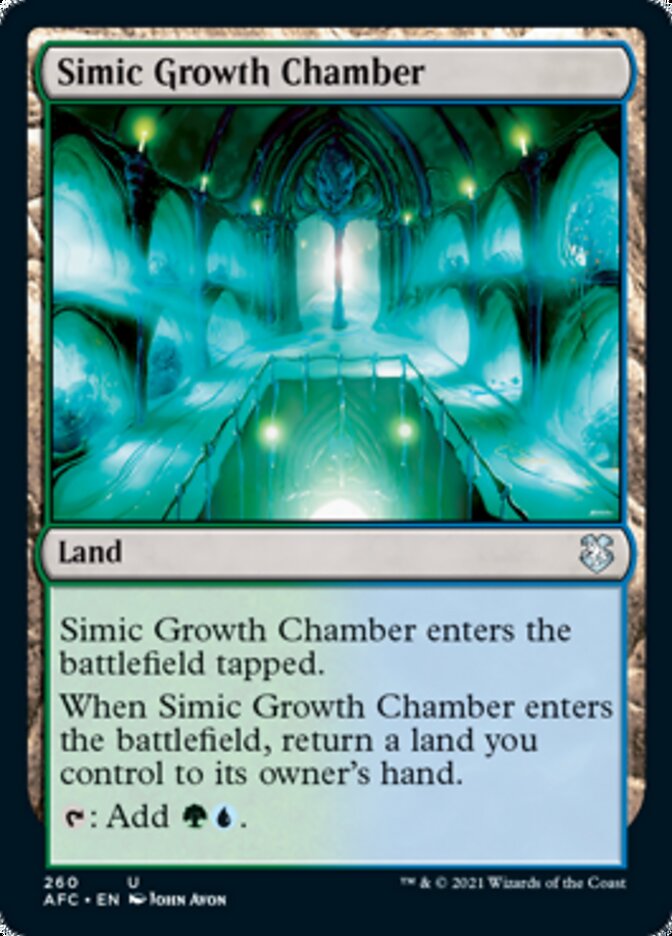 Simic Growth Chamber [Dungeons & Dragons: Adventures in the Forgotten Realms Commander] | Dragon's Lair Comics and Fantasy Houston TX