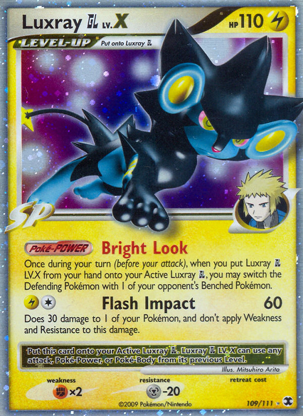 Luxray GL LV.X (109/111) [Platinum: Rising Rivals] | Dragon's Lair Comics and Fantasy Houston TX