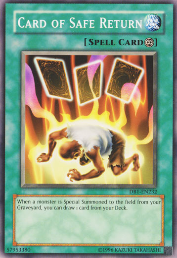 Card of Safe Return [DB1-EN232] Common | Dragon's Lair Comics and Fantasy Houston TX