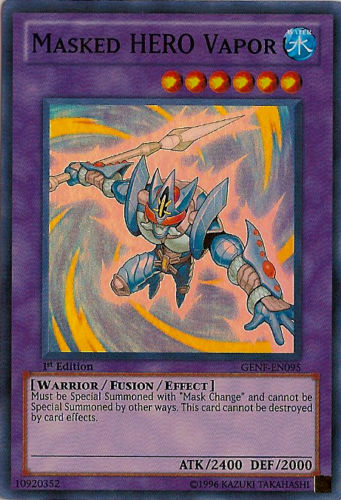 Masked Hero Vapor [GENF-EN095] Super Rare | Dragon's Lair Comics and Fantasy Houston TX