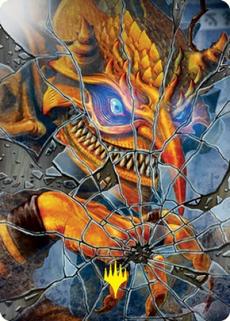 Reflection of Kiki-Jiki Art Card (Gold-Stamped Signature) [Kamigawa: Neon Dynasty Art Series] | Dragon's Lair Comics and Fantasy Houston TX