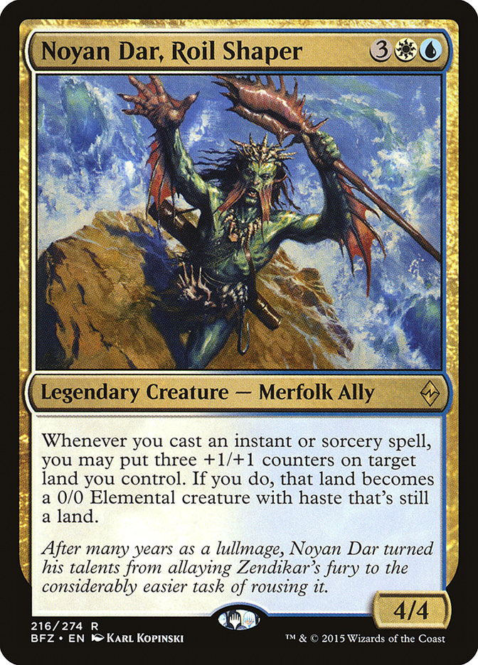 Noyan Dar, Roil Shaper [Battle for Zendikar] | Dragon's Lair Comics and Fantasy Houston TX