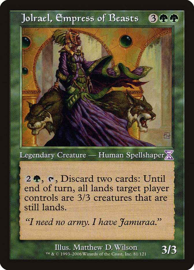 Jolrael, Empress of Beasts [Time Spiral Timeshifted] | Dragon's Lair Comics and Fantasy Houston TX