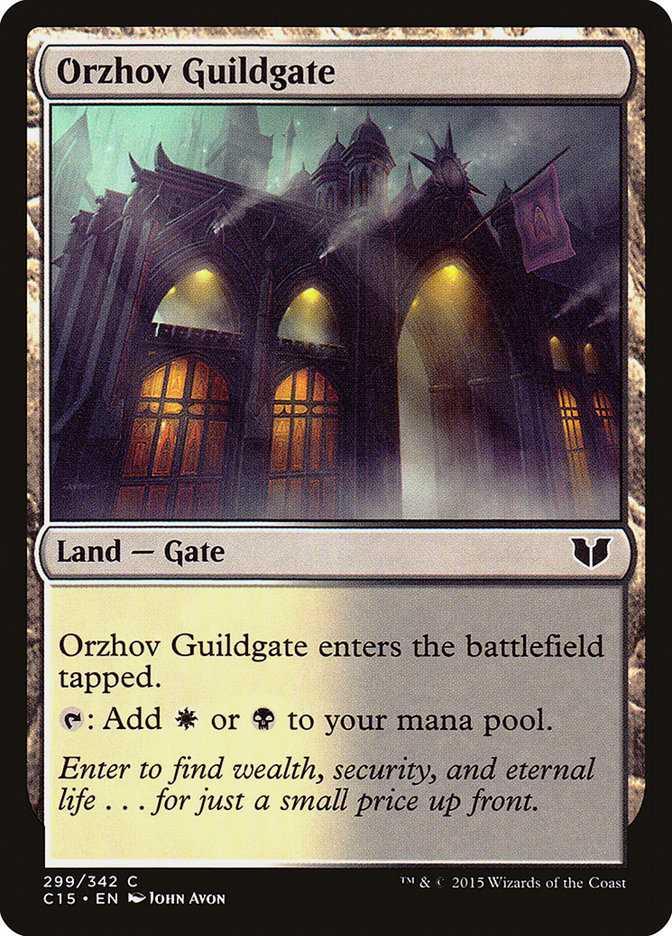 Orzhov Guildgate [Commander 2015] | Dragon's Lair Comics and Fantasy Houston TX