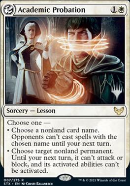 Academic Probation (Promo Pack) [Strixhaven: School of Mages Promos] | Dragon's Lair Comics and Fantasy Houston TX