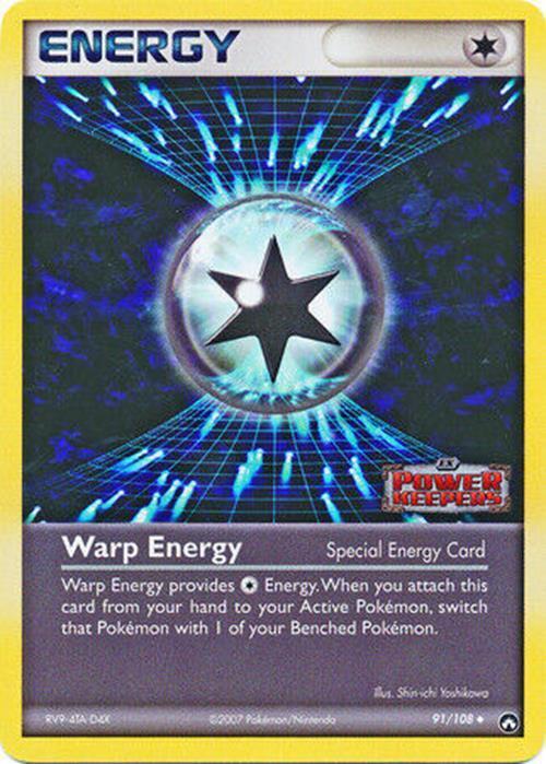Warp Energy (91/108) (Stamped) [EX: Power Keepers] | Dragon's Lair Comics and Fantasy Houston TX