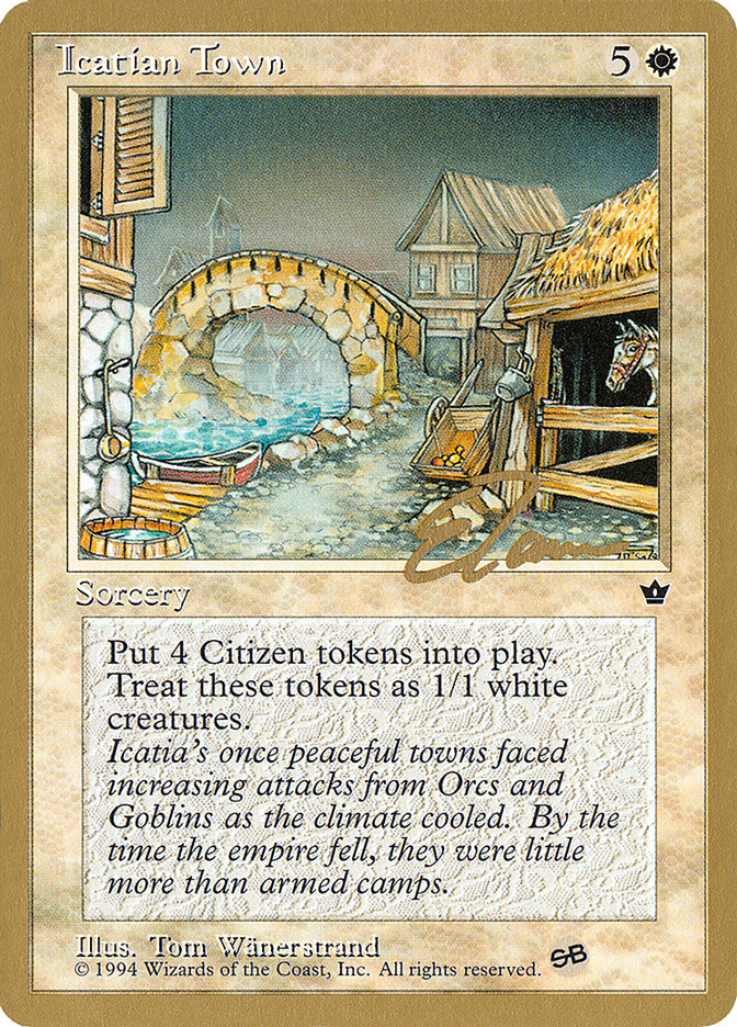 Icatian Town (Eric Tam) (SB) [Pro Tour Collector Set] | Dragon's Lair Comics and Fantasy Houston TX