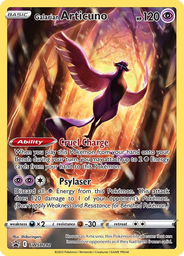 Galarian Articuno (SWSH282) [Sword & Shield: Black Star Promos] | Dragon's Lair Comics and Fantasy Houston TX