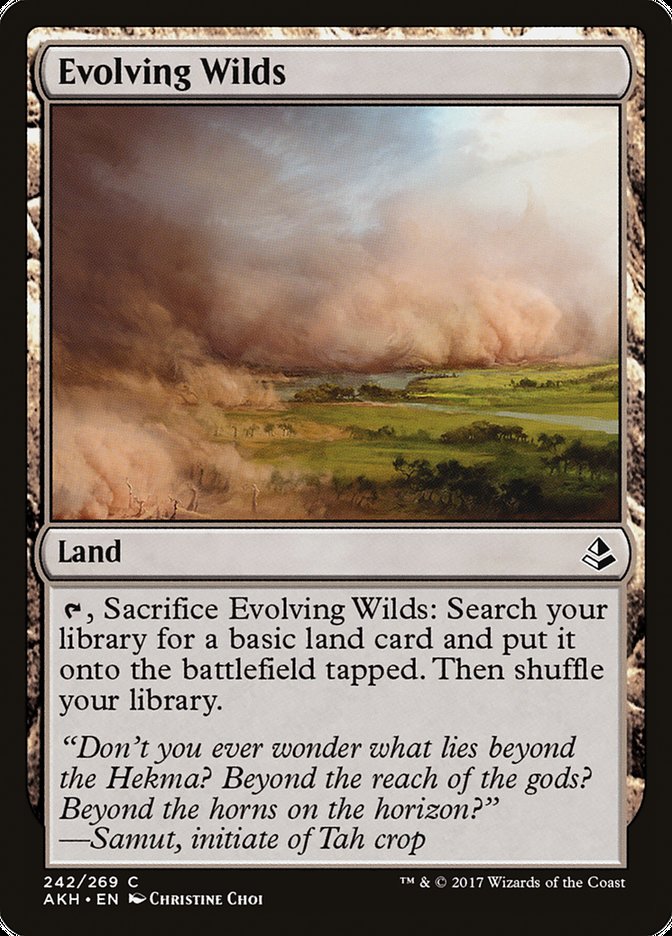 Evolving Wilds [Amonkhet] | Dragon's Lair Comics and Fantasy Houston TX