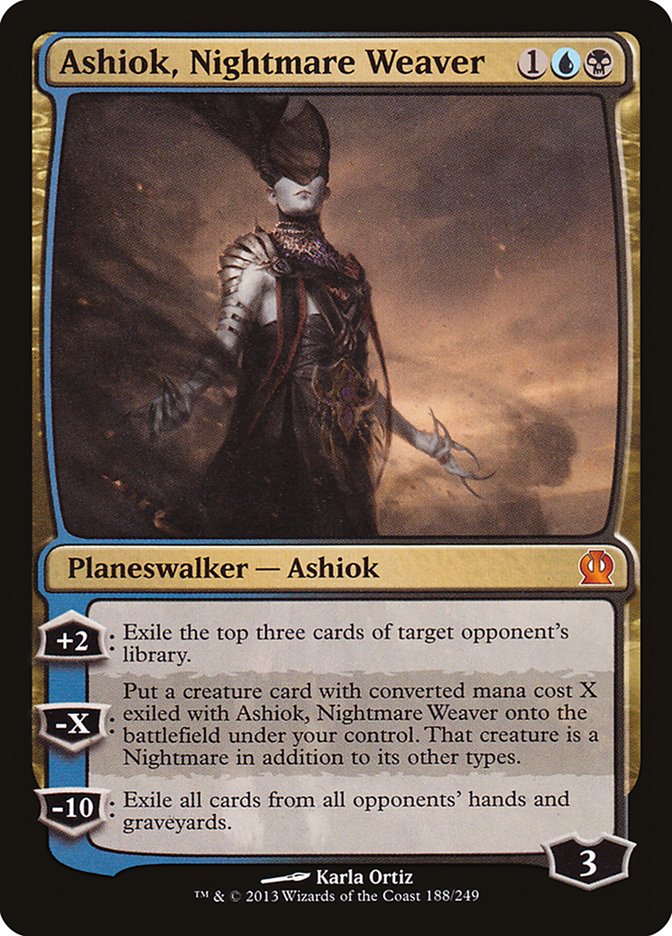 Ashiok, Nightmare Weaver [Theros] | Dragon's Lair Comics and Fantasy Houston TX