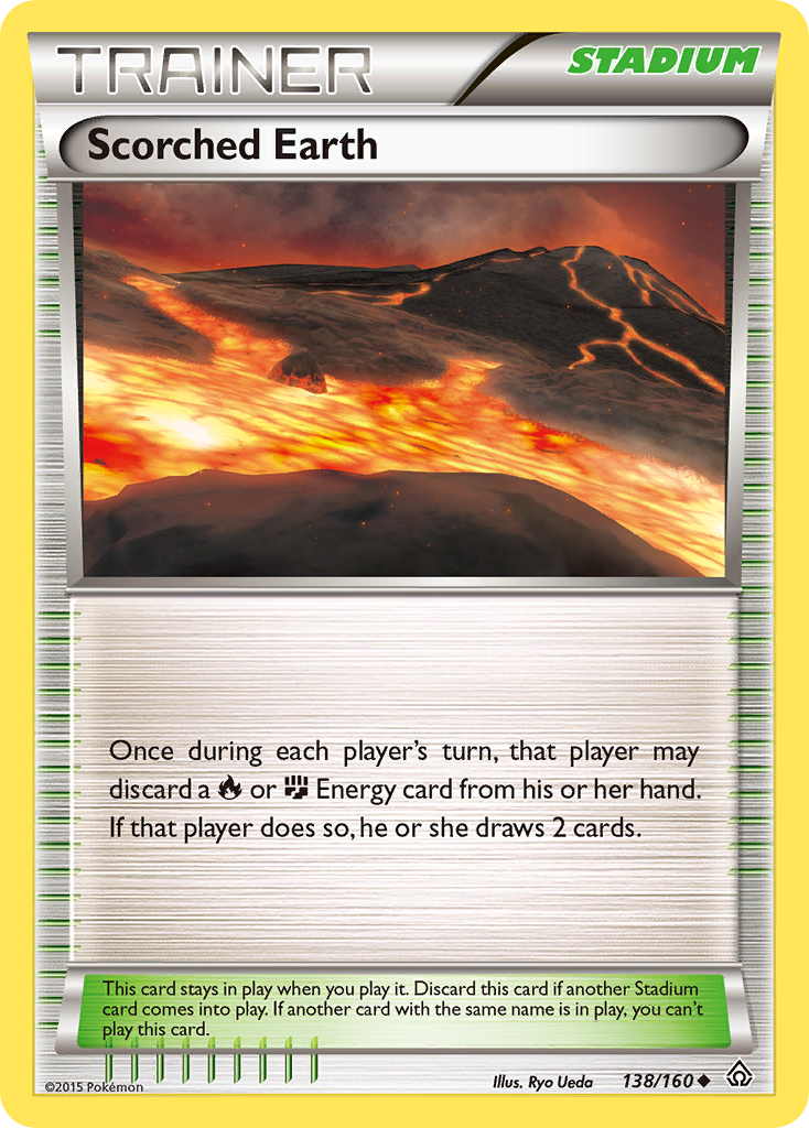 Scorched Earth (138/160) [XY: Primal Clash] | Dragon's Lair Comics and Fantasy Houston TX